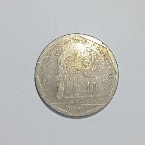 Moneda De 10 Pesos Colombianos - 1981