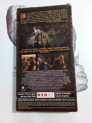 Imagen 2 de 2 de El Señor De Los Anillos. La Comunidad - Vhs - Avh, 2002 - U