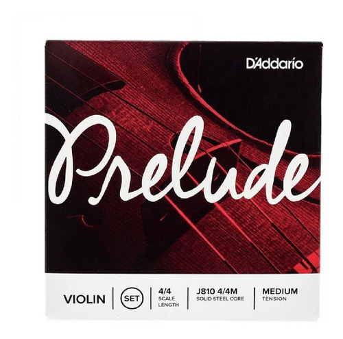 Cuerdas Para Violín Prelude 4/4 (j810) Daddario Violín Set.