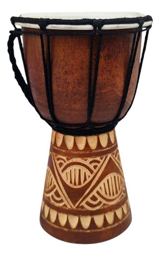 Djembe Tambor Africano Santeria Decorativo 20 Cm Alto