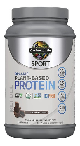 Proteína Orgánica Bcaa Garden Of Life Sport (840 G)