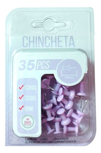 Chinchetas Tachuelas Pines Pinchos Chinches Oficina Escuela 