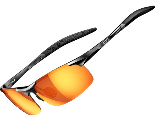 Gafas De Sol Polarizadas Hombre, Montura De Metal Almg ...