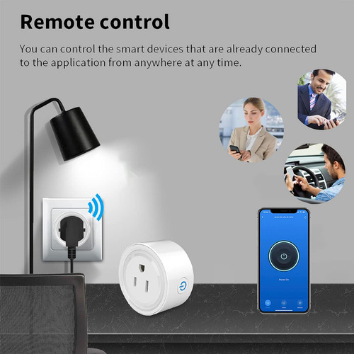 Dqst Enchufe Inteligente Wifi Smart Plug Compatible Con