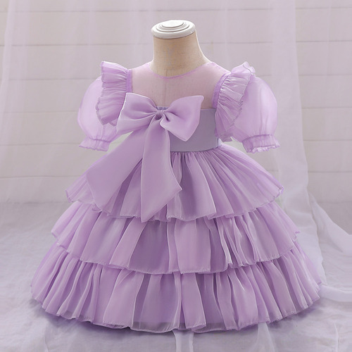 Niño De Flores, Vestido De Princesa De Cumpleaños, Vestido De Pastel De Bebé