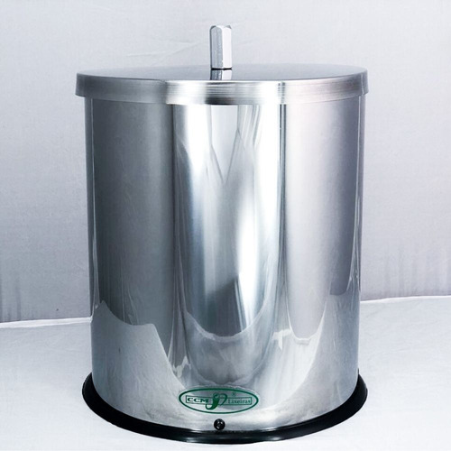 Lixeira Inox Para Banheiro Cozinha Balcão 5 Litros Com Tampa