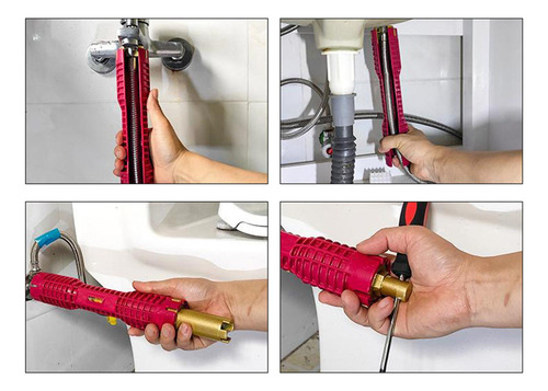Llave Instaladora Del Fregadero Del Grifo 5 En 1