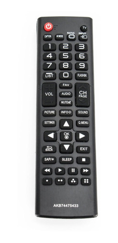 Nuevo Control Remoto Con Akb74475433 Para LG Tv 43lf5400 32l