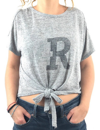 Playera Rewind De Color Gris Talla Xs (Usado)