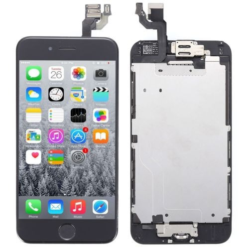 Para El iPhone 6 4,7  Negro Completa Lcd Reemplazo Digitaliz