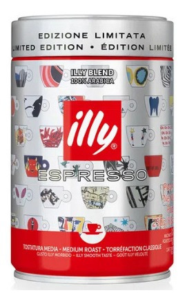 Café Moido Illy Torra Normal Lata Decorada 250g