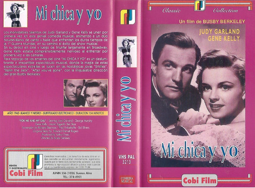 Mi Chica Y Yo Vhs Judy Garland Gene Kelly Vhs Nuevo