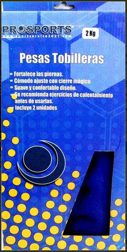 Pesas Prosports Tobilleras 2kg (15)