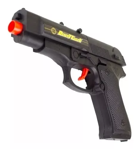 Airsoft Pistola Brinquedo Arma Gel Com Laser 2em1 - Desconto no Preço