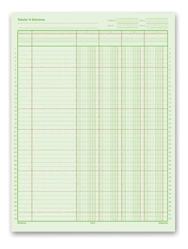 Pack 10pz Block Tabular 4 Columnas Con Concepto Mayco 3404 C