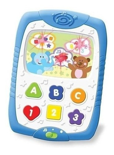 Imagen 2 de 3 de Tablet Infantil Numeros Y Letras Musical Luz