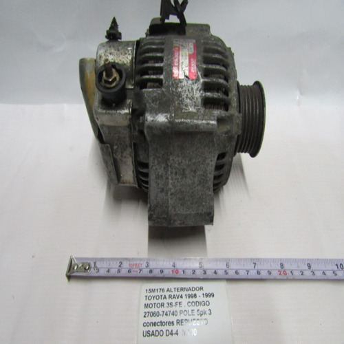 Alternador Toyota Rav4 1998-1999 3s-fe . Codigo 27060-74740 (Usado)