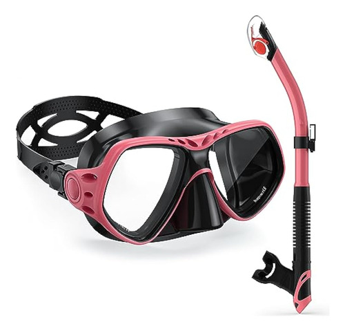 Fawater Dry Snorkel Set,snorkel Mask With Hd