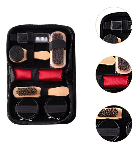 Kit De Limpieza De Zapatos De Cuidado De Zapatos De Cuero De