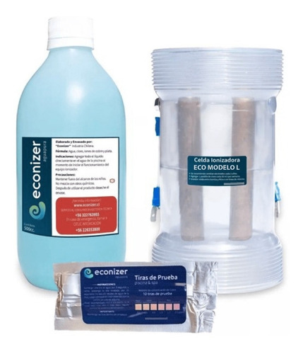 Pack Repuesto Eco 75 L + Botella Iones + 10 Tiras De Cobre