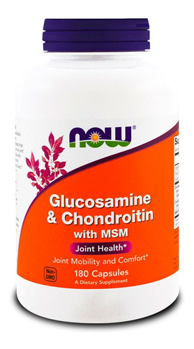 Glucosamine E Chondroitin C/ Msm 180 Caps Now Foods