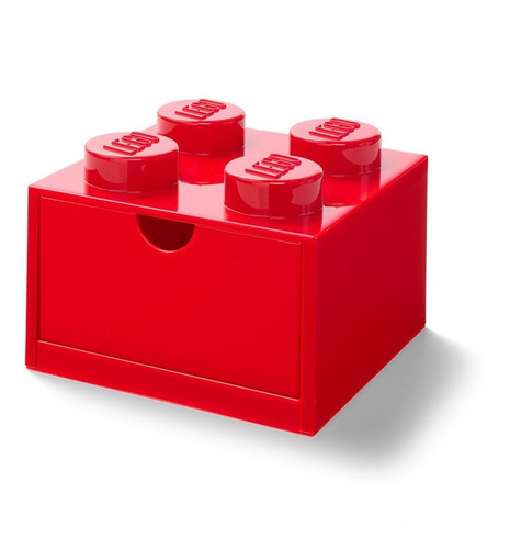 Imagen 4 de 10 de Lego Contenedor Bloque Cajon Apilable Mesa Escritorio Desk 4