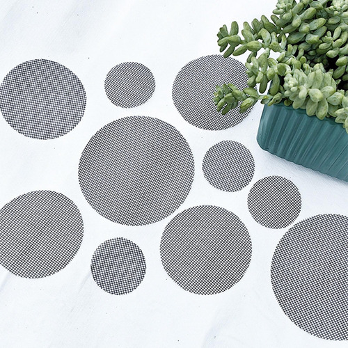 50 Piezas De La Planta De Flores Mesh Mesh Drenaje S