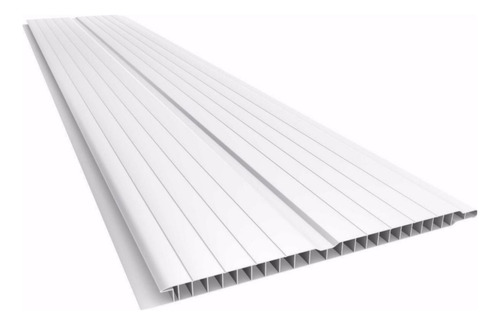 Tabla Cielo Raso Pvc Blanco Geminiado 6mm 20cm X 5mtrs