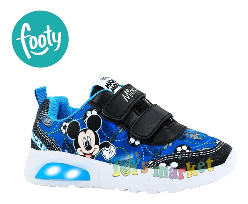 Zapatillas Con Luces Led Footy Disney Frozen Mickey Minnie