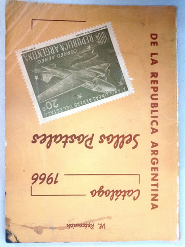 Libro Catálogo Sellos Postales Argentina 1966 + Suplemento (Usado)