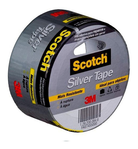 Fita Silver Tape 3m 45mm X 5m Cinza H0002317842 C80365