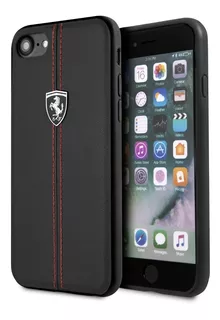 Funda Case Piel Ferrari Logo Compatible Para iPhone SE 3