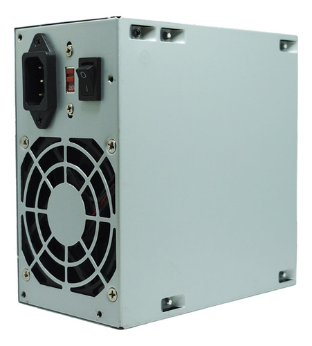 Kit 4 Fonte Pc Atx 200w Reais Real Silenciosa C/ Cabo 127/220V Cor Prata 127/220V