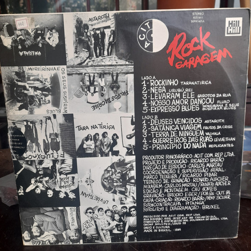 Imagem 2 de 10 de Vinil Lp Rock Garagem Radio Ipanema Replicantes Garotos Rua