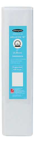 Carpeta Panoramica Wilson Jones P0142 Carta Arillo O 2 PLG