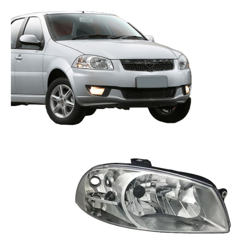 Optica P/ Fiat Palio 2008 2009 Y Siena 2013 / 2016 F4