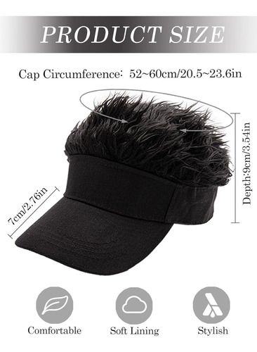 Sombrero Con Visera De Pelo Falso Para Hombre, Gorra De Pelo