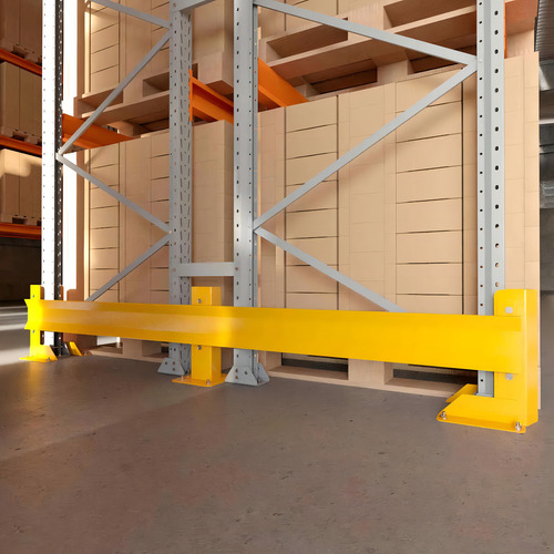 Presto Protetor Porta Pallet Pallets Cor Amarelo