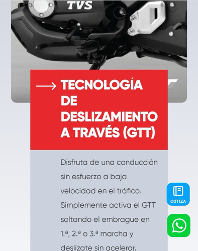 Motocicleta Tvs Ronin 250