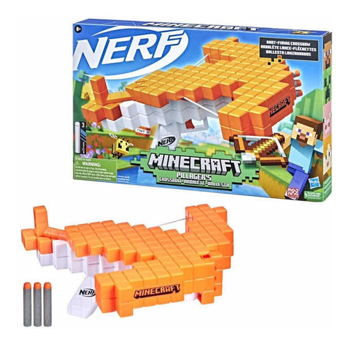 Lanzador Nerf Minecraft Ballesta