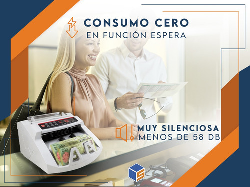 Imagen 8 de 11 de Contadora De Billetes Maquina Contar Dinero Detector Falso