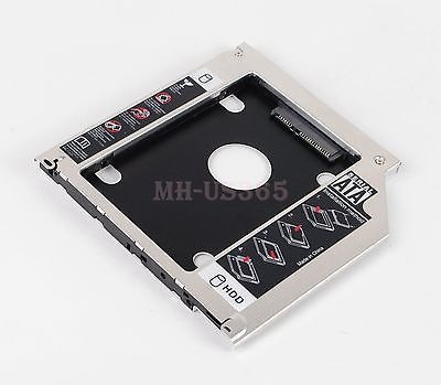Nuevo Diseño 2 Ssd Hd Hard Drive Caddy Bahía Óptica Para App
