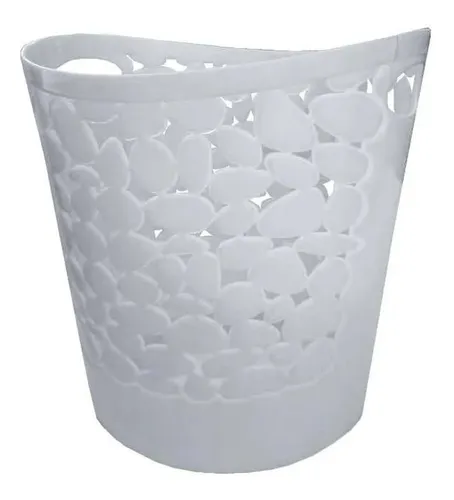 Bote De Basura Stone Blanca