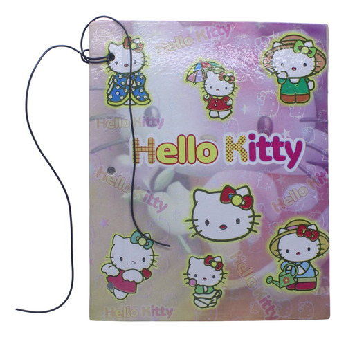 Carpeta N3 Escolar 2 Tapas Hello Kitty Vintage Jardinera