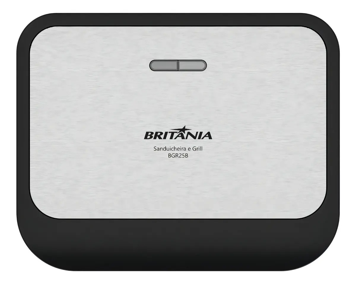 Sanduicheira e Grill Britânia BGR25B 2 em 1 750W
