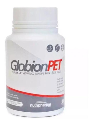 Globion Pet Suplemento Cães E Gatos 30 Comprimidos