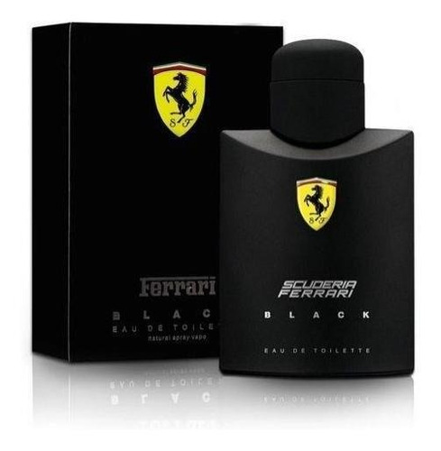 Perfume Masculino Ferrari Black Original 125 Ml