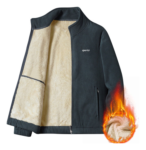 Blusas Masculinas Acolchoadas E Espessadas, Gola De Lã Fall