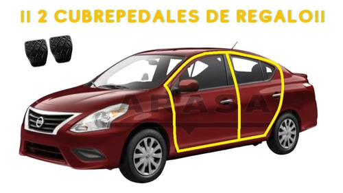 Hule Empaque 4 Marcos De Puerta Nissan Versa Todos