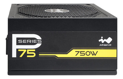 Fuente De Alimentación Inwin P75 750w Atx Negra 80 Plus Negro